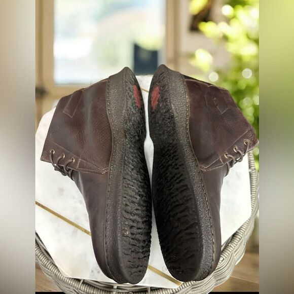 CAMPER Contact Earth Pebbled Leather 3-Eye Gum Sole Chukka Boot Men US 12 EU 45 - Picture 8 of 14